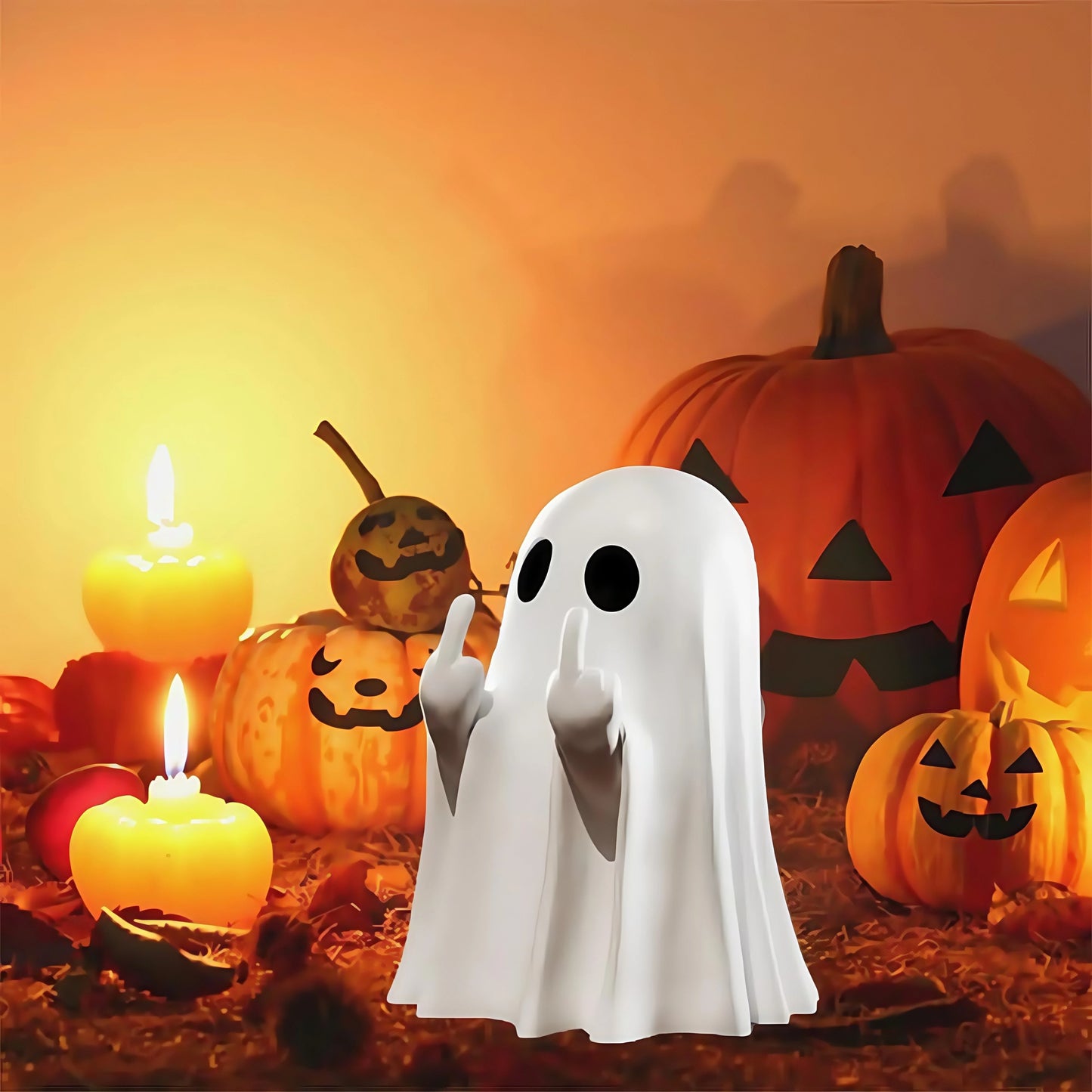 Funny Ghost Table Centerpiece