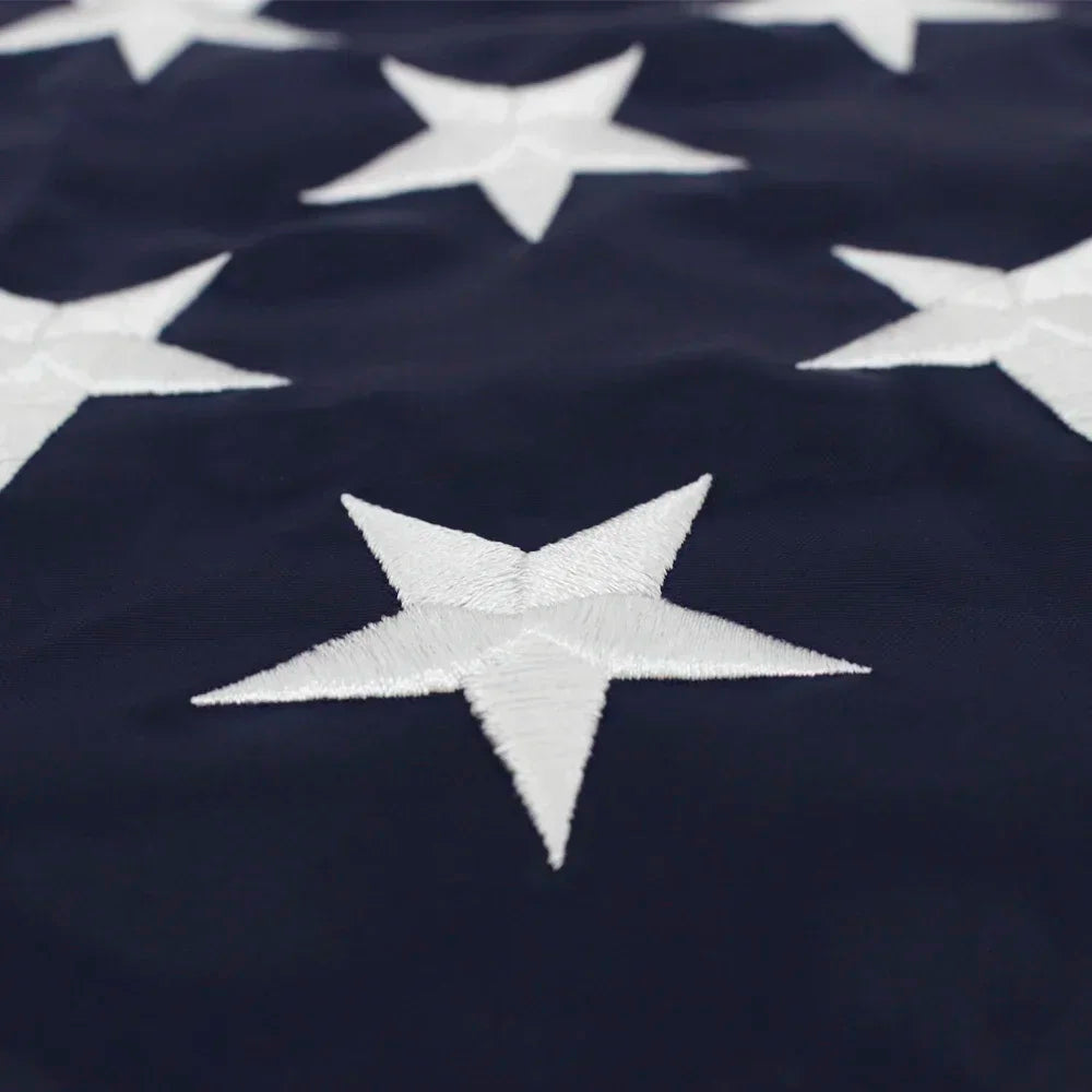 Proudly Waving American Flag