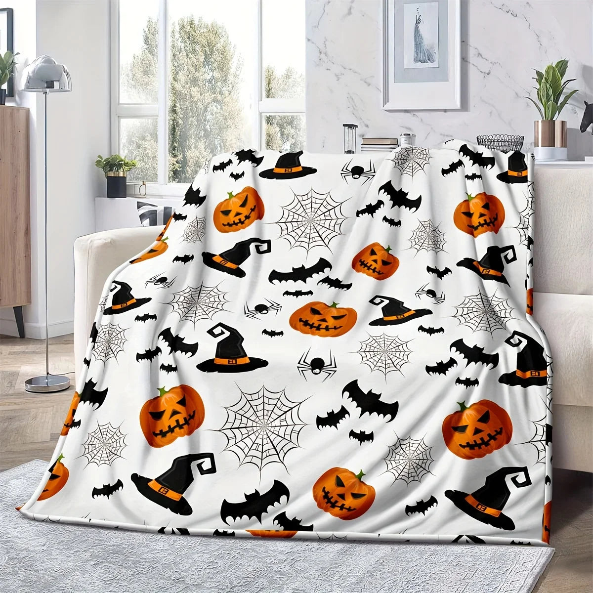 Spooky Comfort Throw Blanket