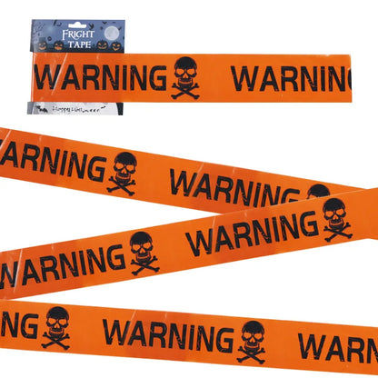 Spooky Halloween Caution Tape