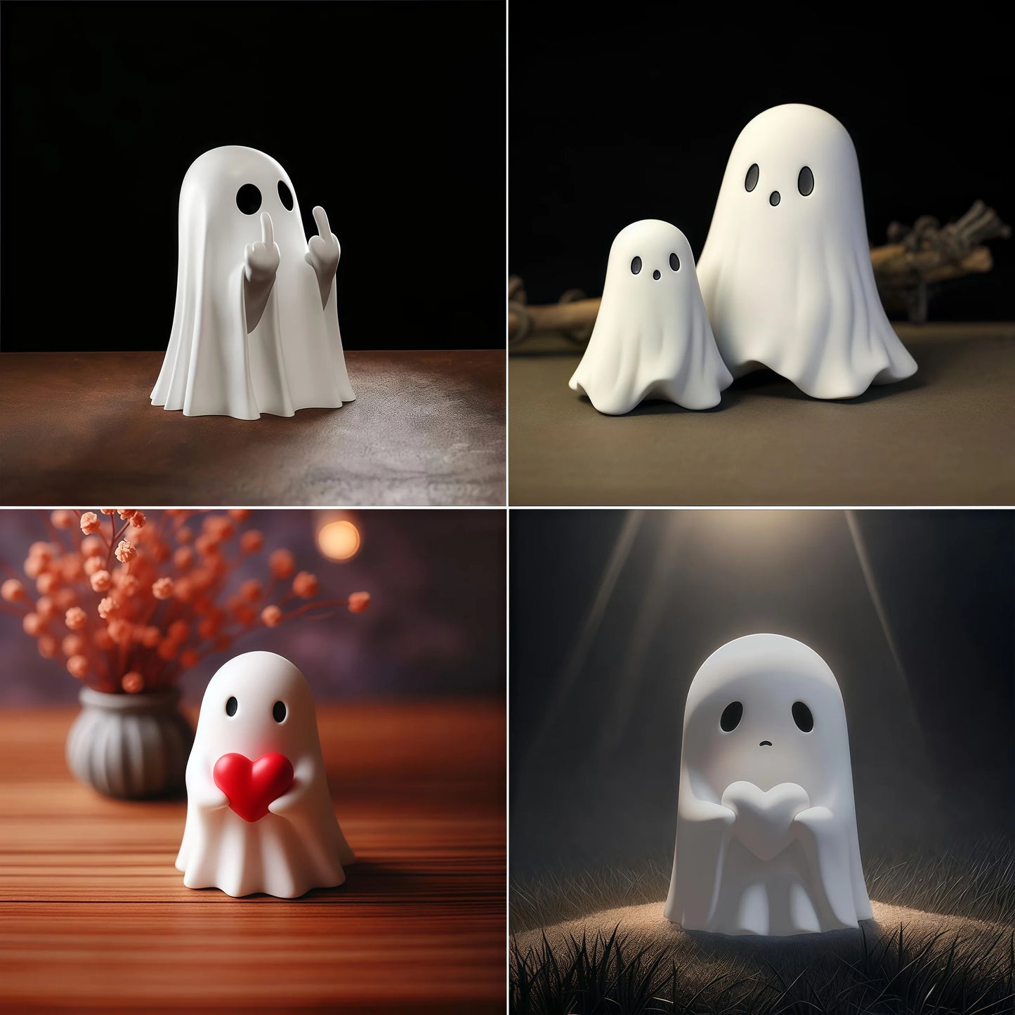 Funny Ghost Table Centerpiece