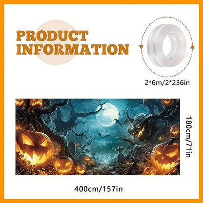 Haunted Forest Garage Banner
